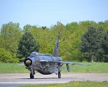 Lightening English Electric Lightening preparing for a fast taxi run.