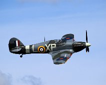 Hurricane 1 Hawker Hurricane MkIIb - BE505 from Biggin Hill heritage hanger.