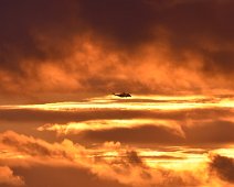 Sunset moody 2 Moody sunset in North Wales with helicopter.